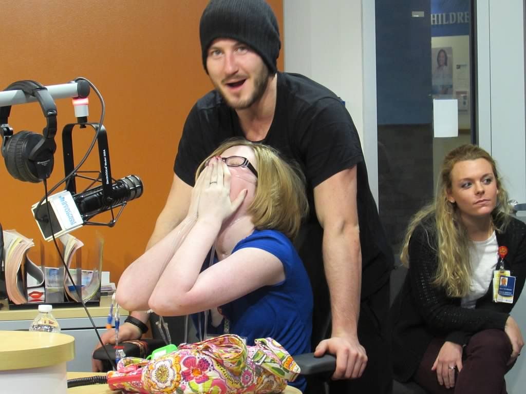 Patients Dance With Cast of Dancing With The Stars At Seacrest Studios