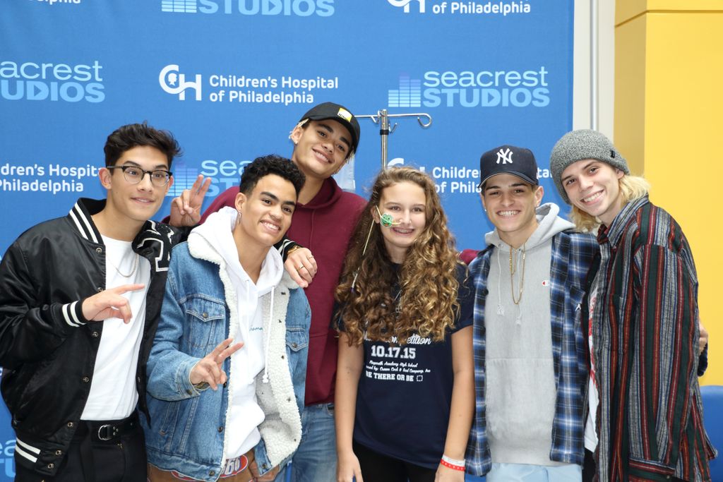 PRETTYMUCH Visits Seacrest Studios at Children's Hospital of Philadelphia