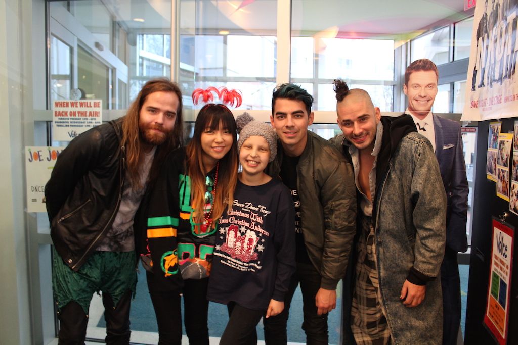 DNCE Visits Patients At Seacrest Studios Atlanta