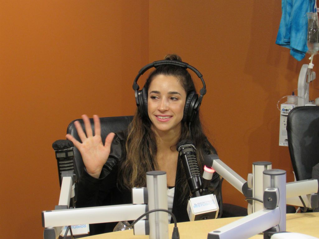 Aly Raisman Plays 'This Or That' At Seacrest Studios Cincinnati