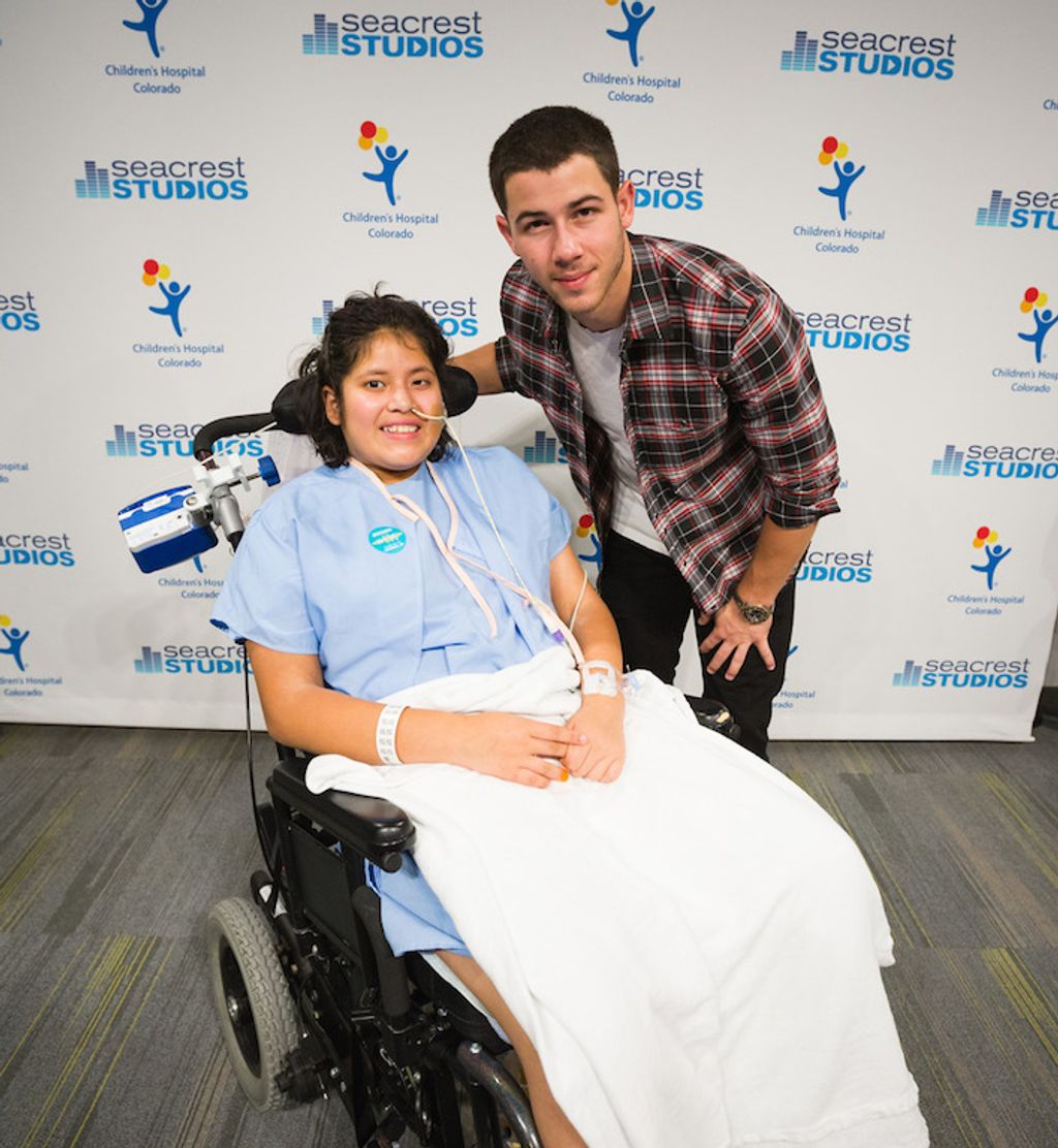 RSF Ambassador Nick Jonas Inspires Patients At Seacrest Studios Colorado