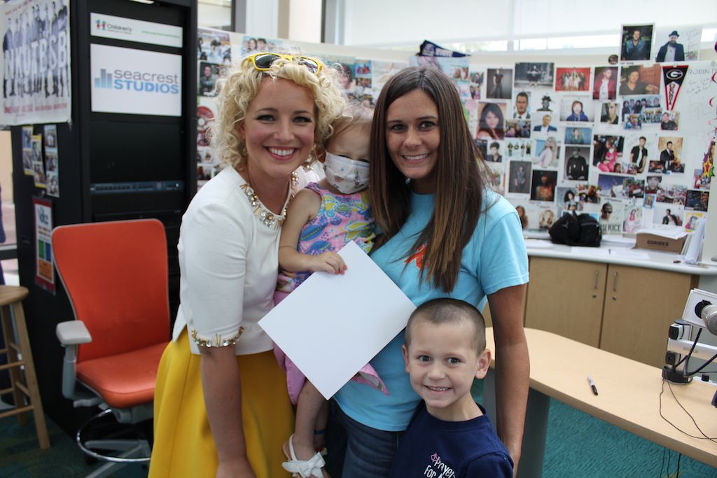 Cam Performs For Patients At Seacrest Studios Atlanta