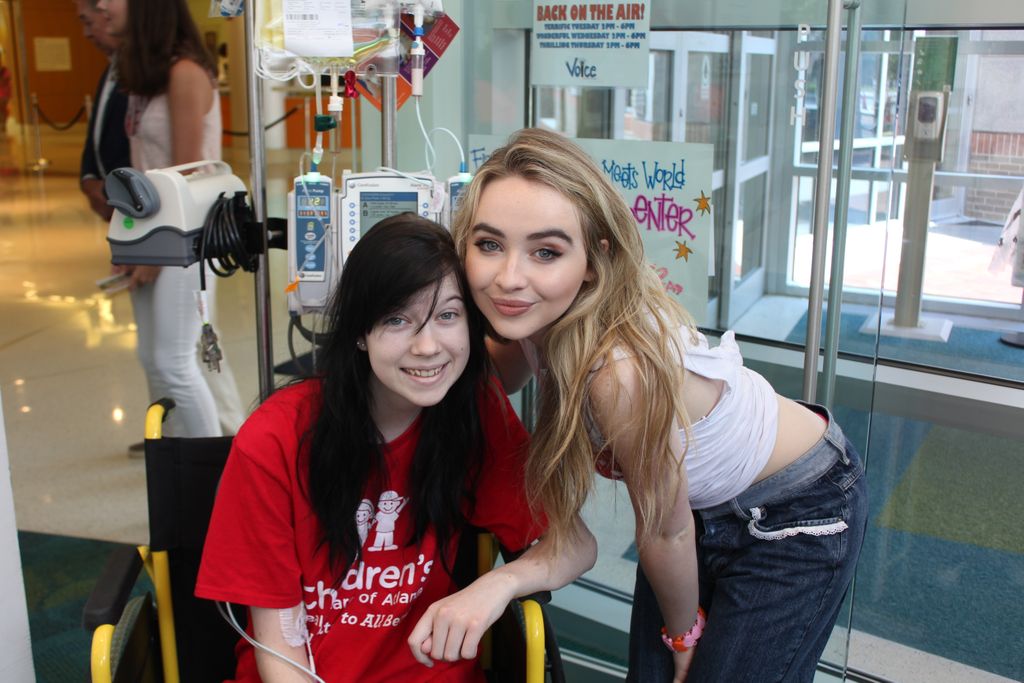 Sabrina Carpenter Performs For Patients At Seacrest Studios Atlanta