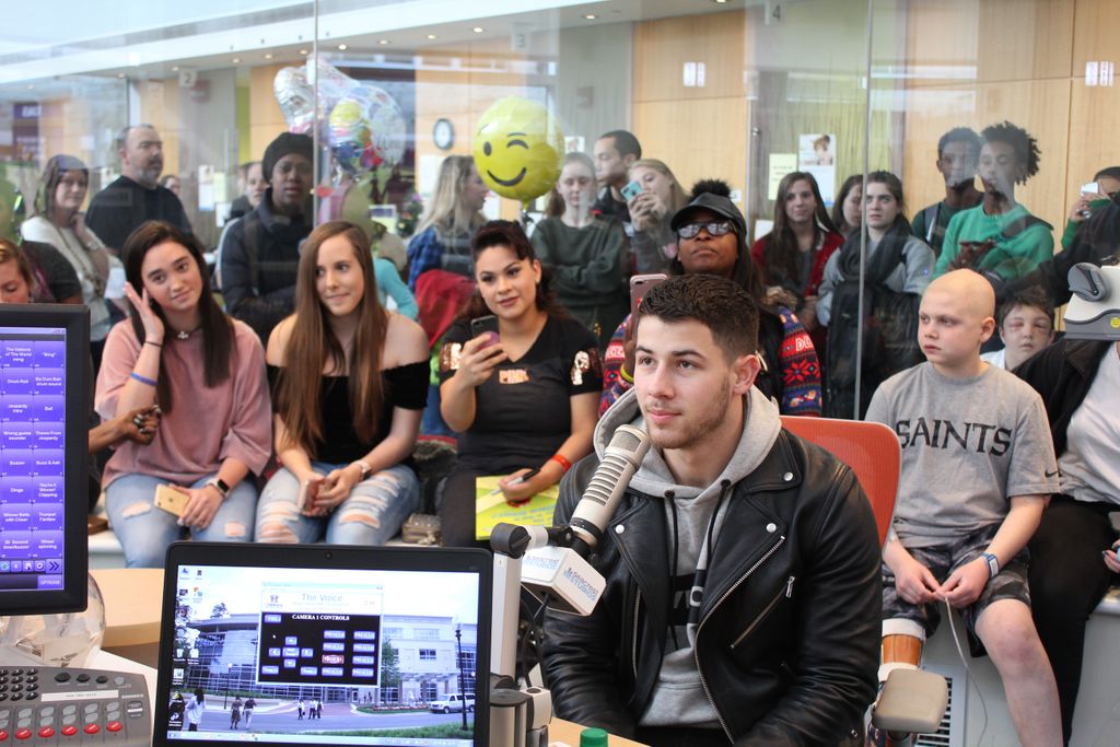 RSF Ambassador Nick Jonas Visits Seacrest Studios in Atlanta!