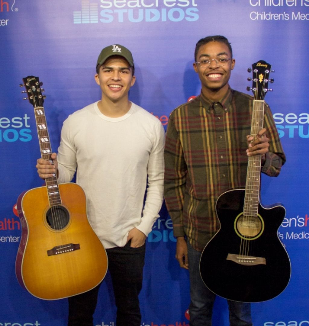 Teen duets with Alex Aiono in Seacrest Studios