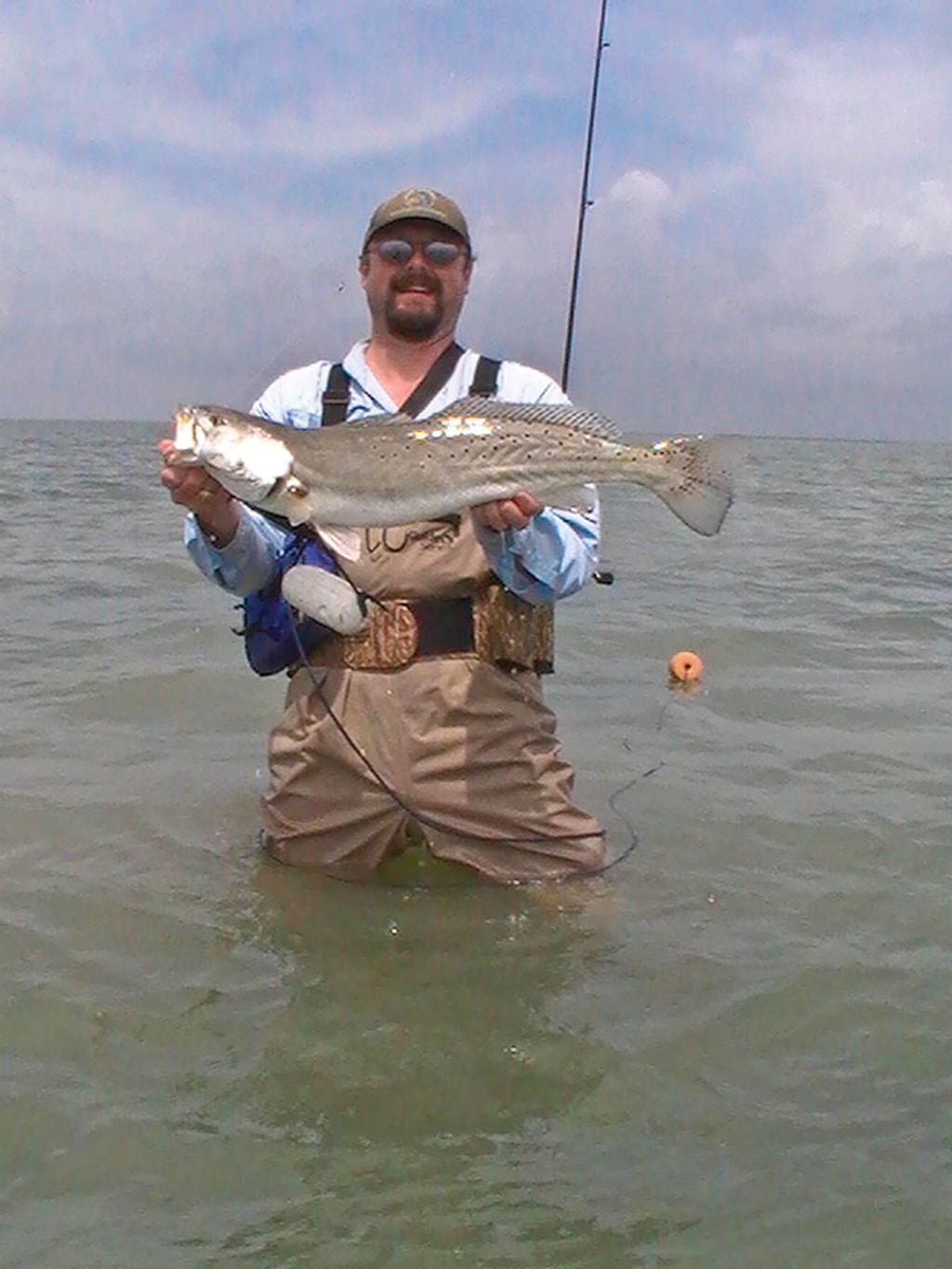 Speckled Trout Fishing in winter with CORKY FATBOY!! Laguna Madre Texas 