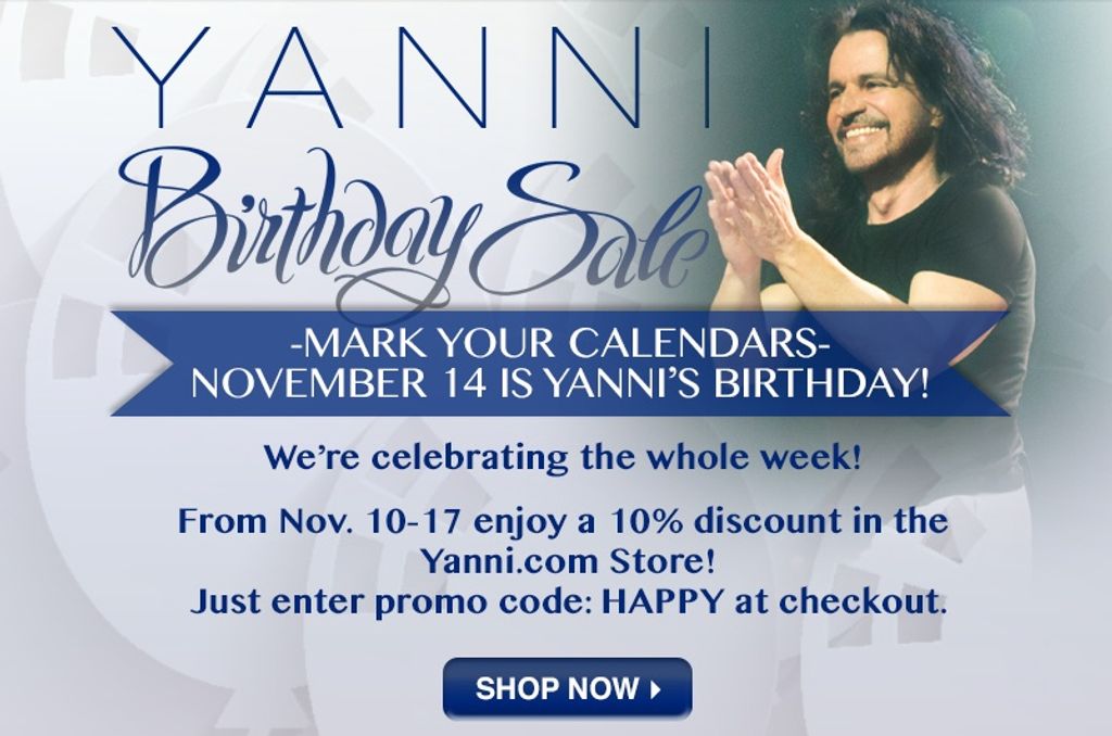 Yanni birthday sale!!