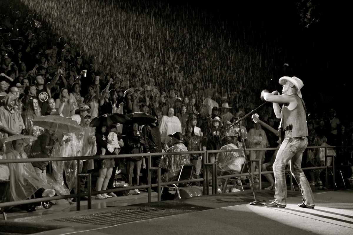 performing in the rain performing in the rain