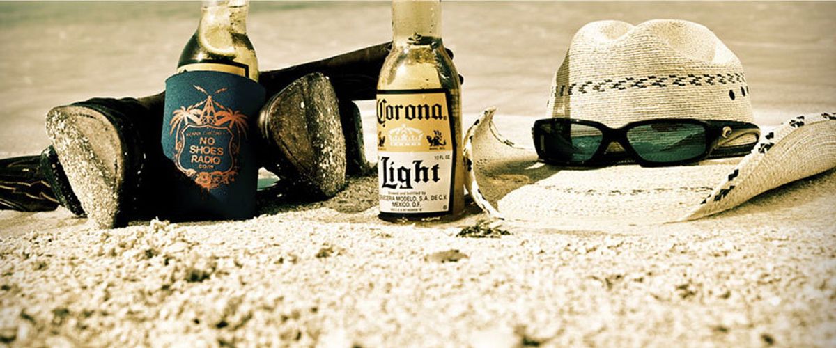 Corona on the beach Corona on the beach