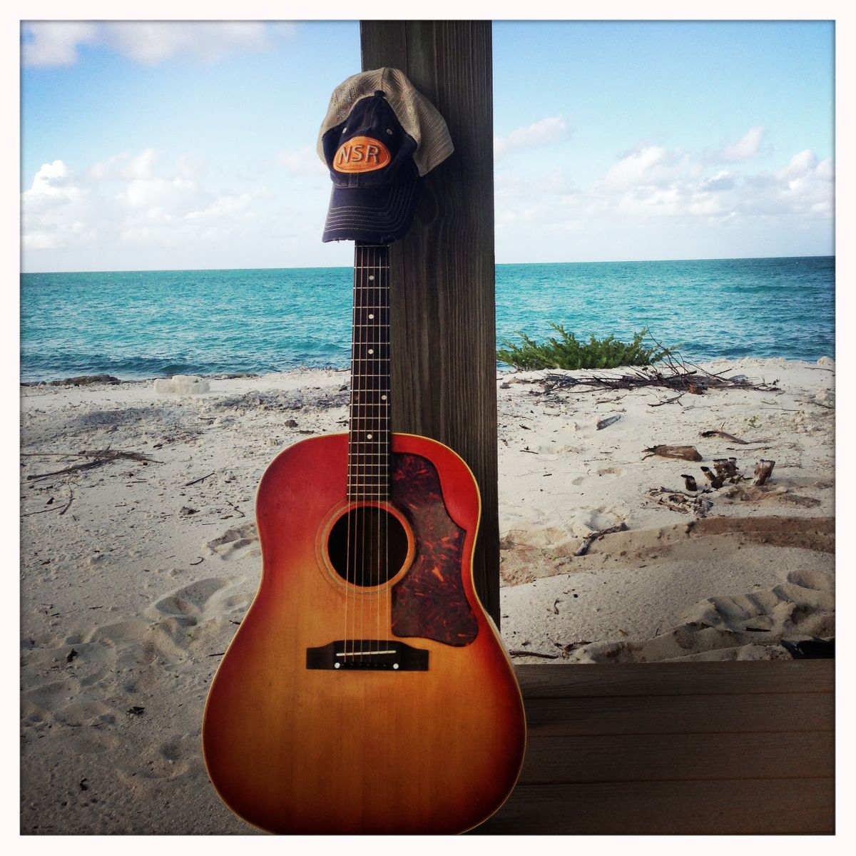 NSR guitar on the beach NSR guitar on the beach