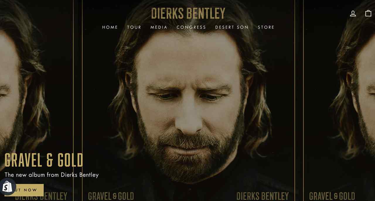 New Site Alert! Dierks Bentley | Fan Club, Website & Store