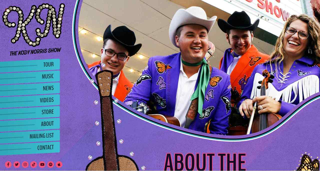 The Kody Norris Show Launches New Website and Releases album, "Rhinestone Revival”