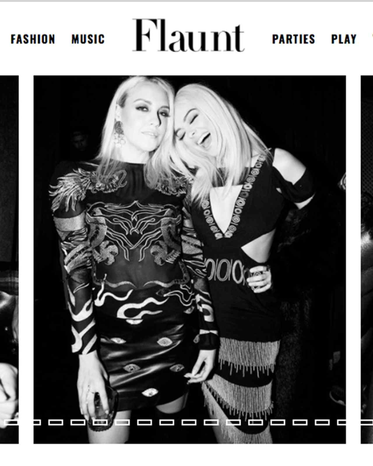 Fashion “it girls” Eden xo and Bebe Rexha attend Nicole Miller dinner.