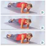 Day 9 of my 10-Day Plank Challenge: Low Plank with Hip Swivel