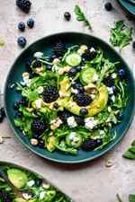 Blackberry, Avocado and Arugula Salad