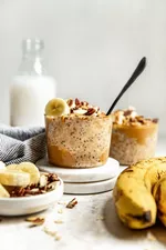 Peanut Butter Banana Overnight Oats