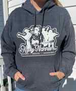 Dark Tweed Hoodie