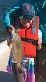 Kate Schiavino Galveston Bay - first redfish!