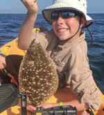 Brianna Barousse first flounder!
