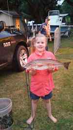 Kaylie Friesenhahn Off the pier at Rockport Raquet &amp; Yacht Clubredfish