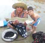 Ivan Coronel & son Galveston29&quot; trout