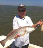 Jagger Fishbeck Pringle Lake24.5&quot; first redfish!