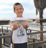 Luke Nichols Port Mansfield16&quot; first keeper trout!