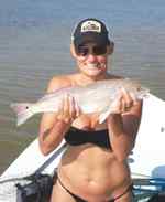 Jennifer Taylor Port O'Connor22&quot; first redfish!