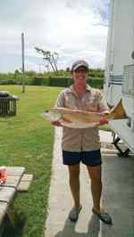 Julie Houston Crystal Beachfirst redfish!