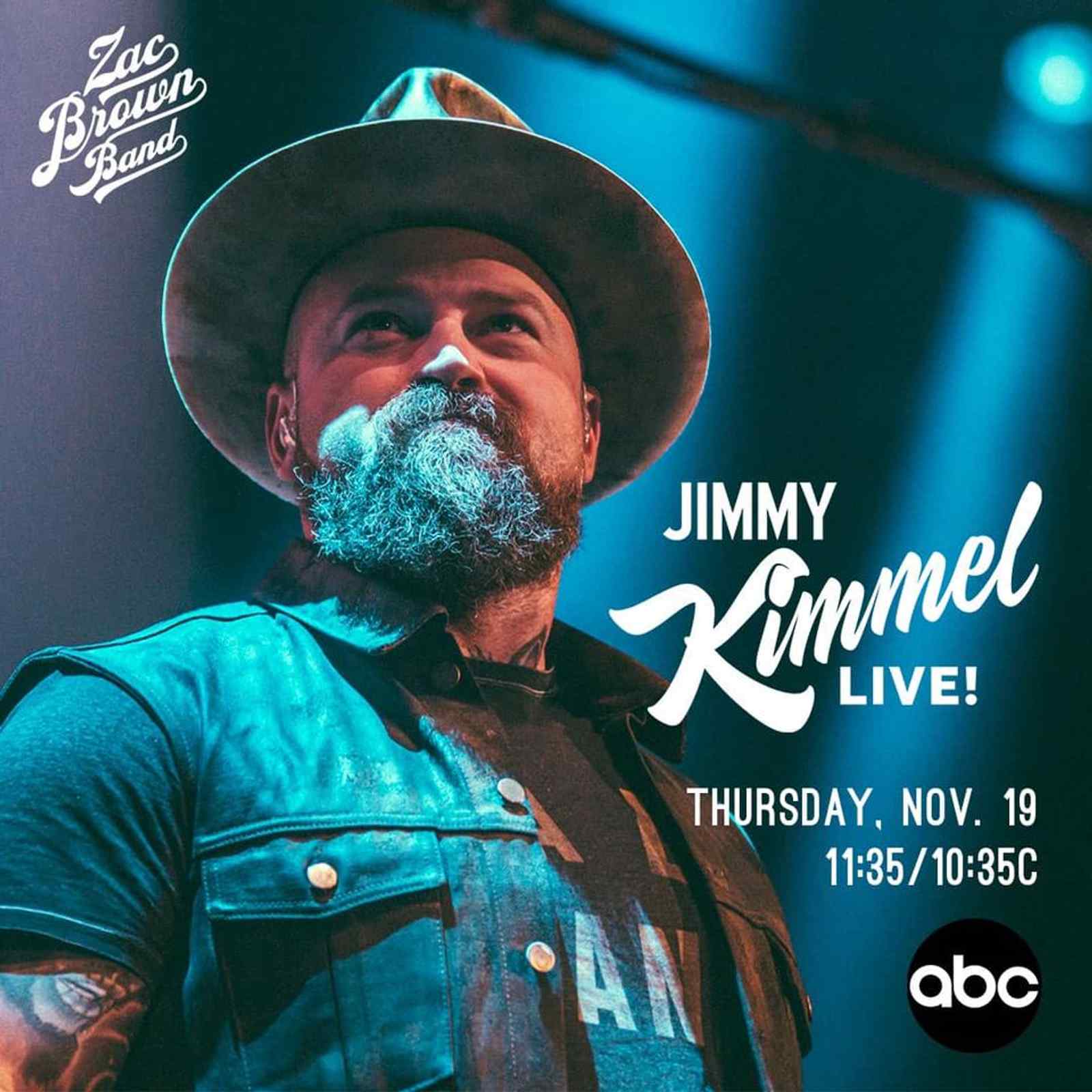 Jimmy Kimmel Live!: Zac Brown Band
