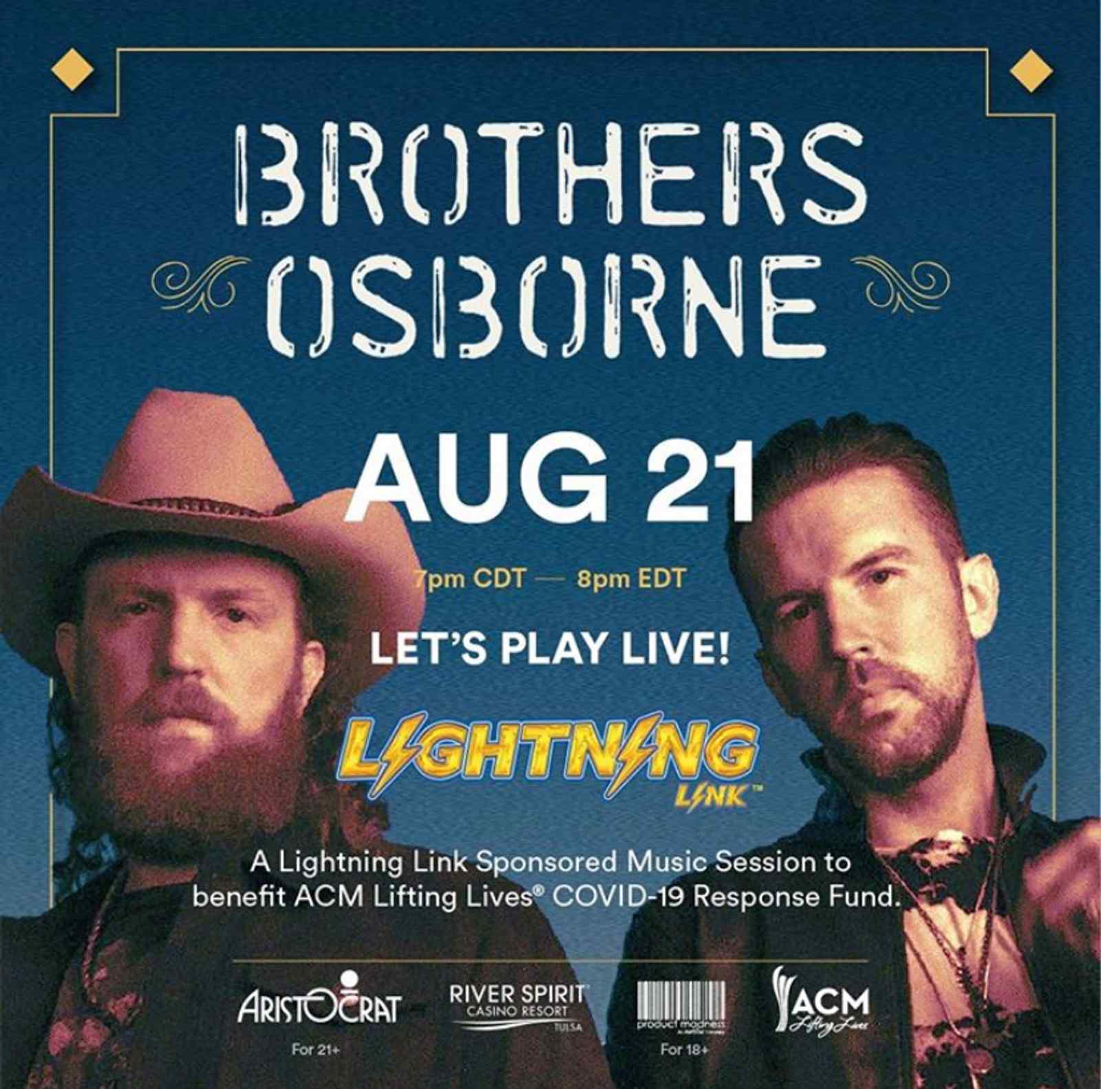 Brothers Osborne: "Let's Play Live," presented by Lighting Link™