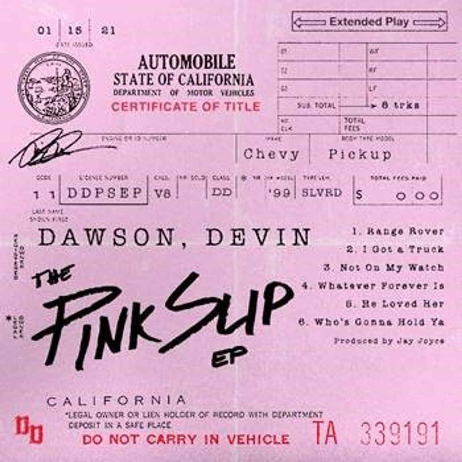 The Pink Slip by Devin Dawson