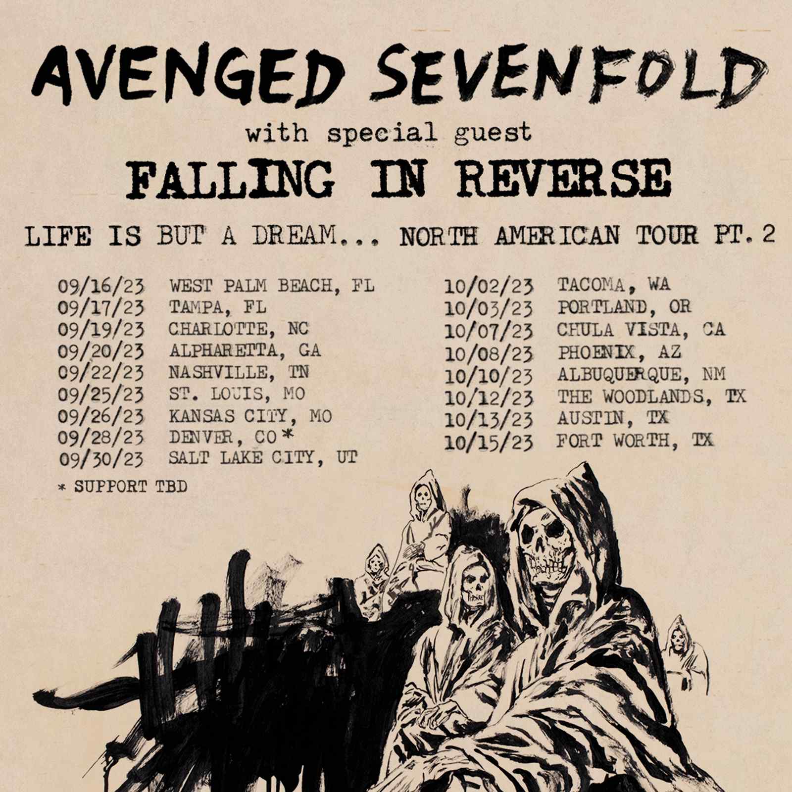 Avenged Sevenfold: Life Is But A Dream…North American Tour