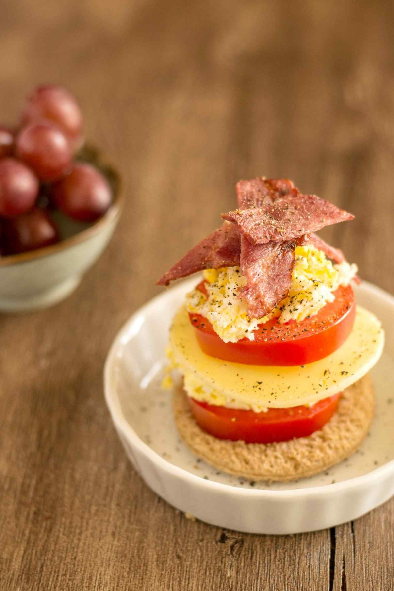 2-Week Walking Challenge Recipe: Open-Faced Breakfast Sandwich