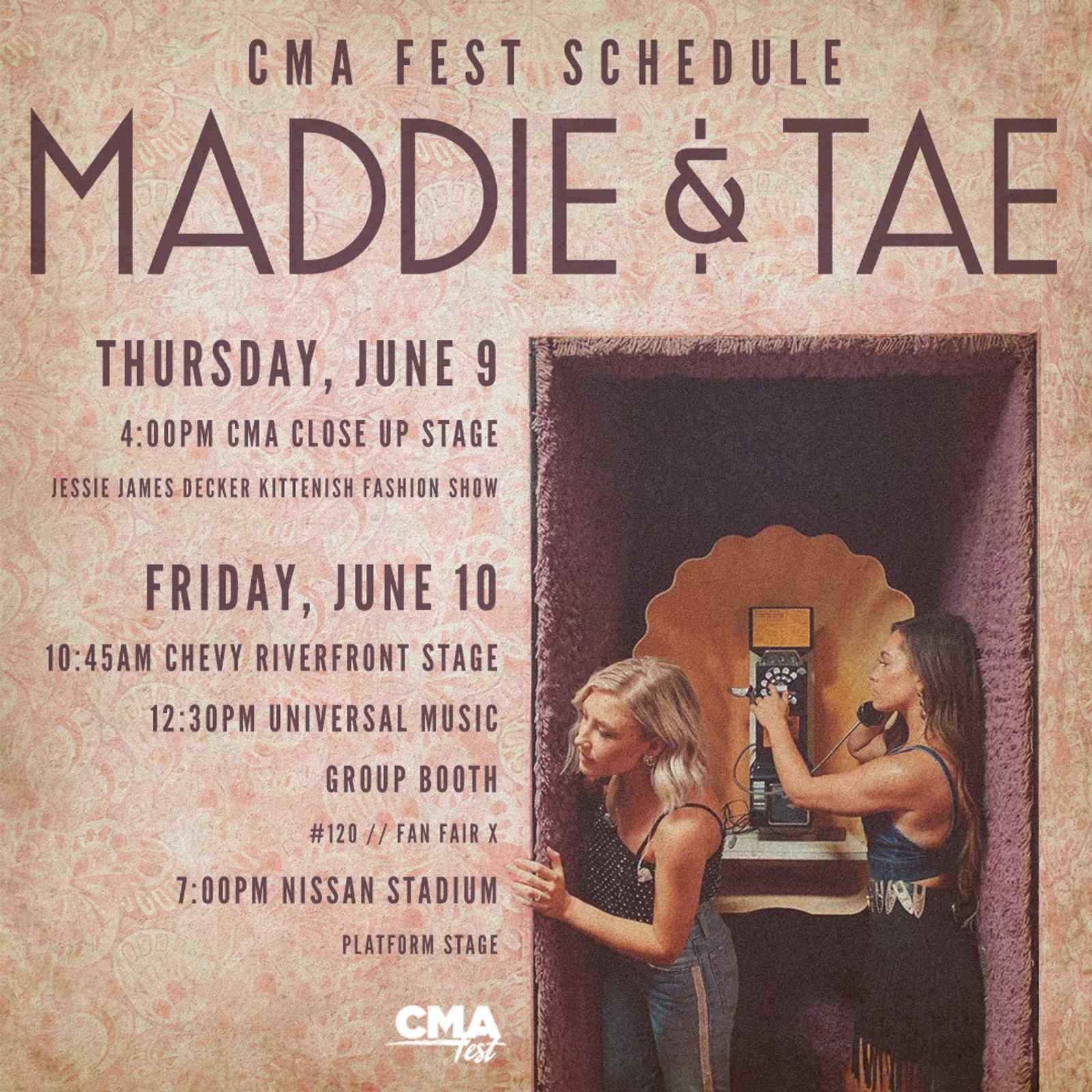 CMA FESTIVAL 2022 starts TODAY! Come see us!