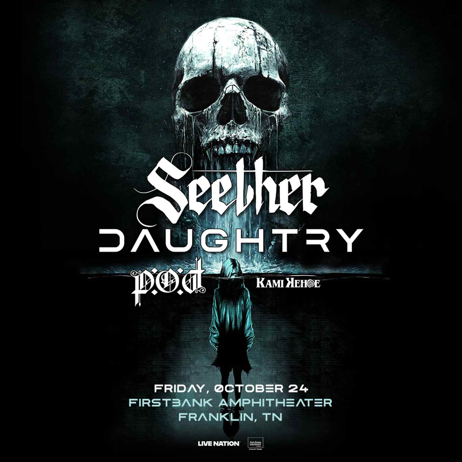Seether & Daughtry with special guests P.O.D. & Kami Kehoe