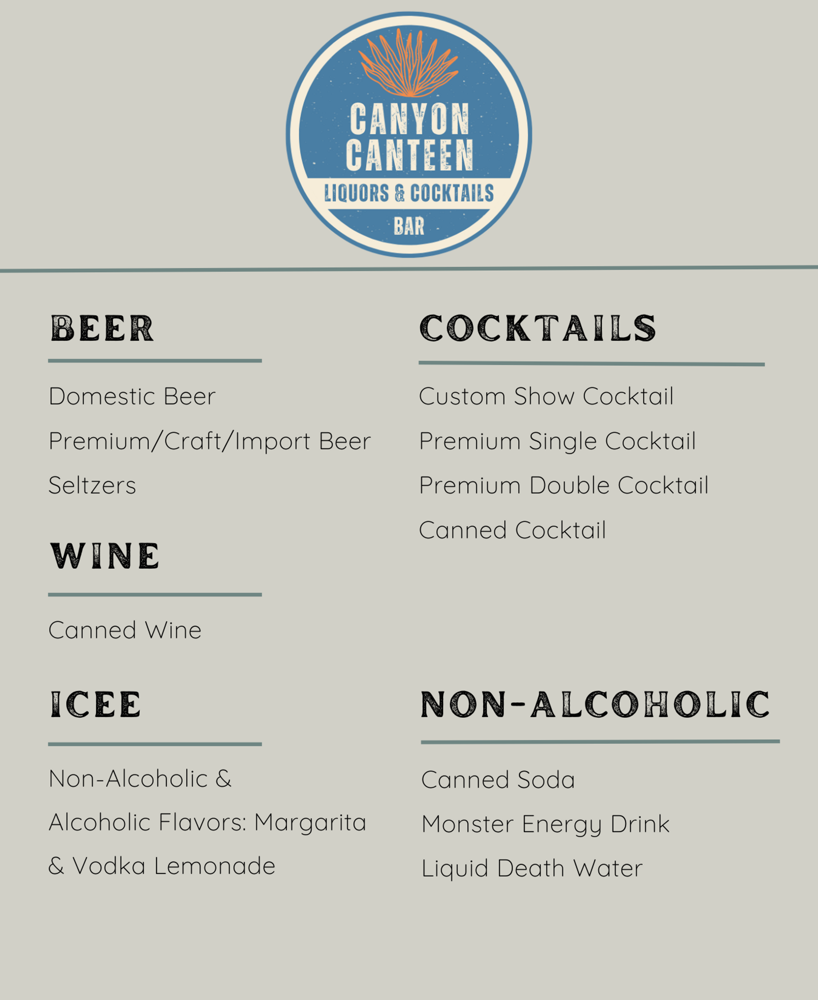 Canyon Canteen