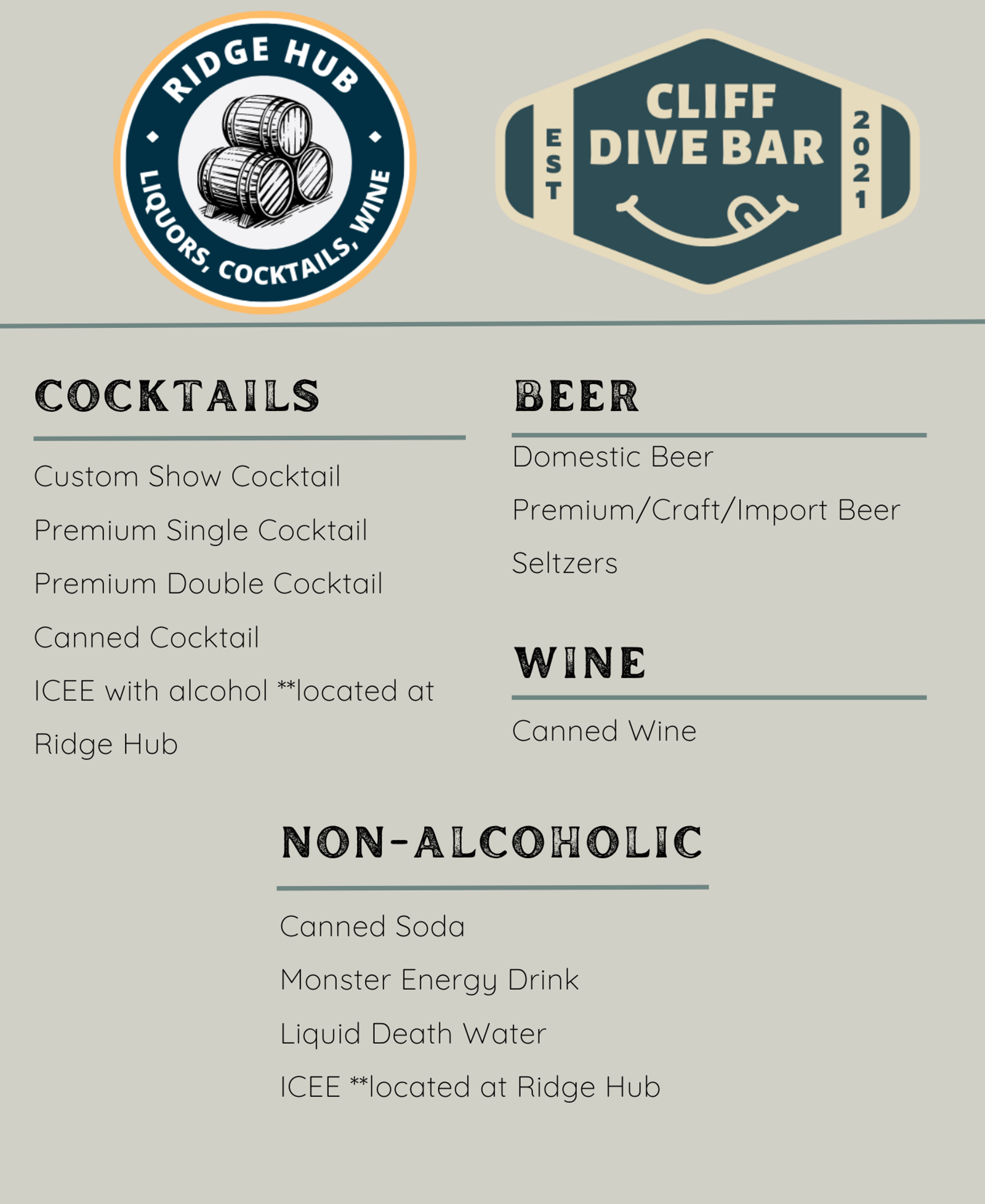 Cliffside Bar