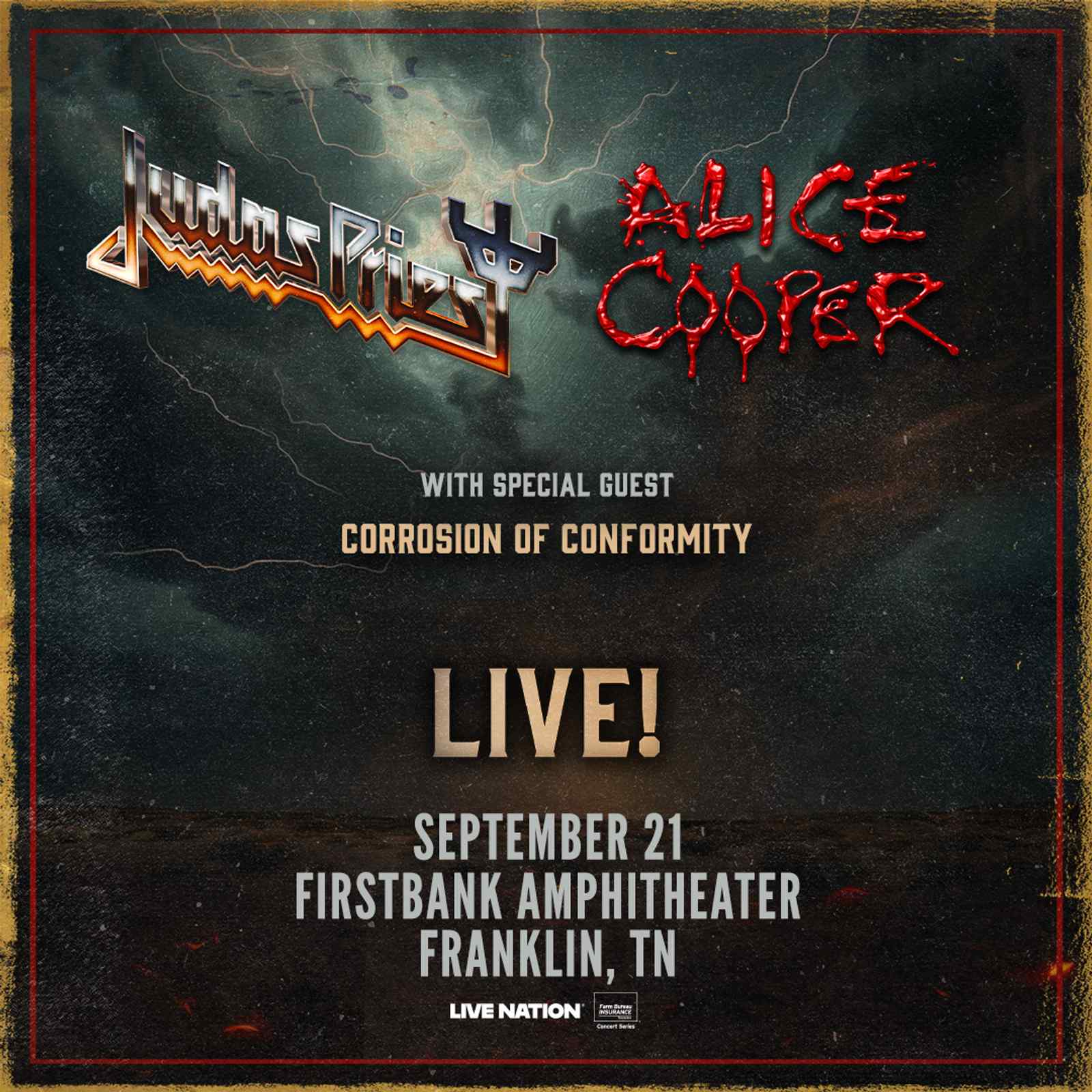 JUDAS PRIEST AND ALICE COOPER UNITE FOR CO-HEADLINING FALL TOUR