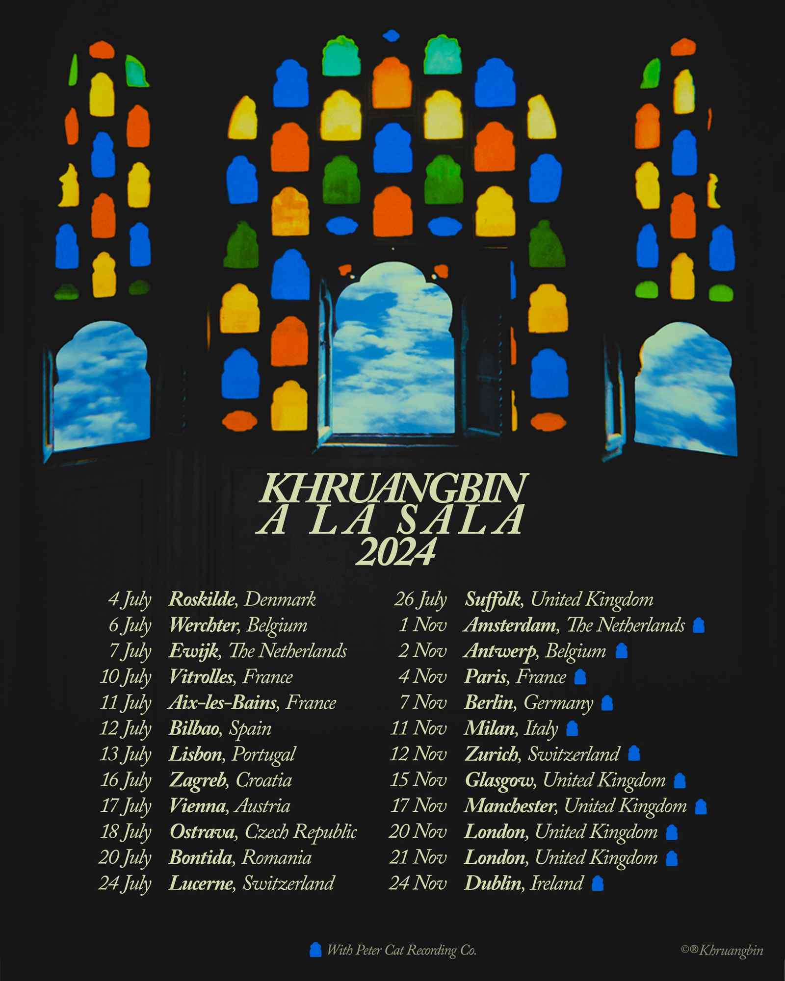 A LA SALA Tour Announce 2024 - EU/UK Dates
