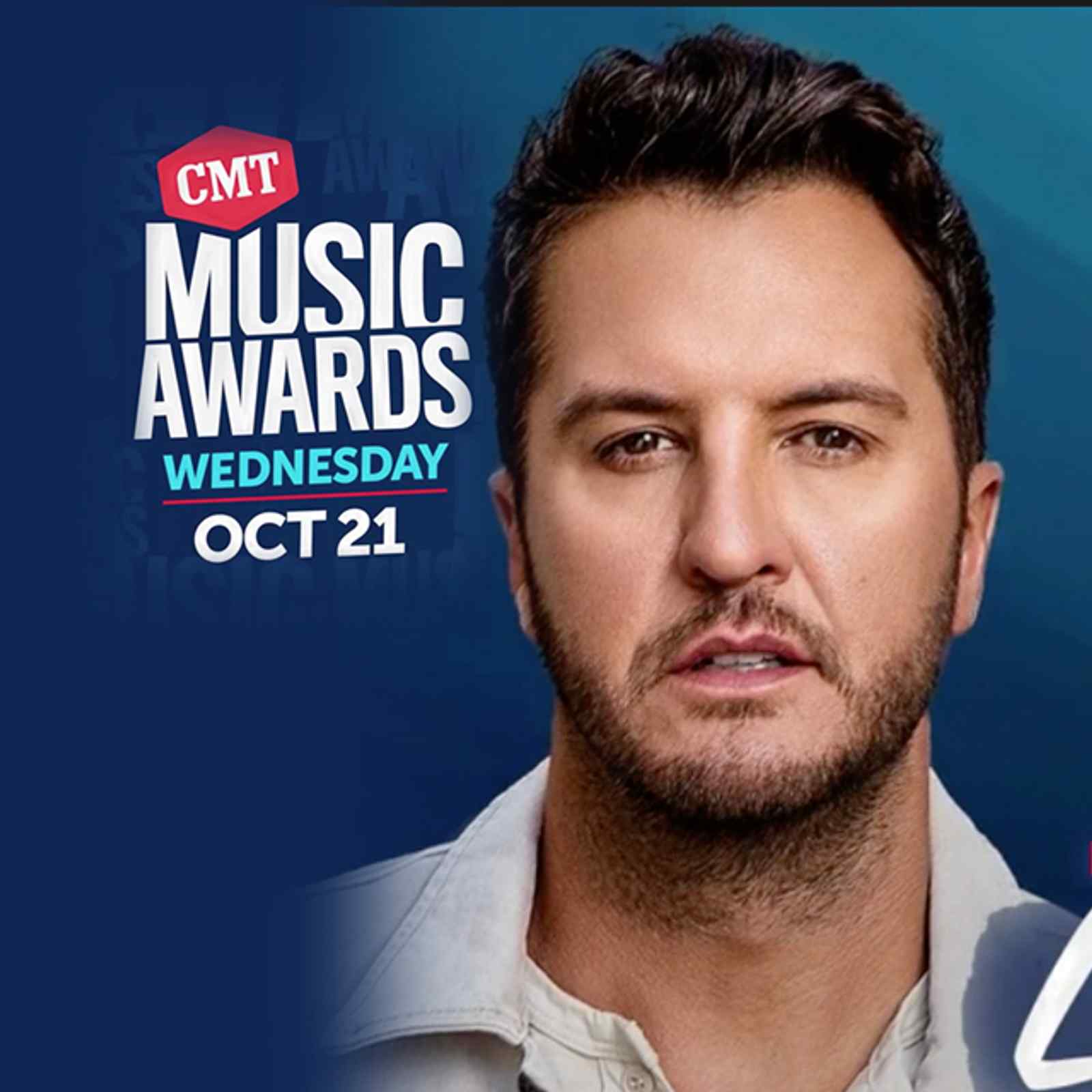 Luke Bryan to perform during “2020 CMT Music Awards” airing Wednesday, October 21st at 8PM ET/7PM CT