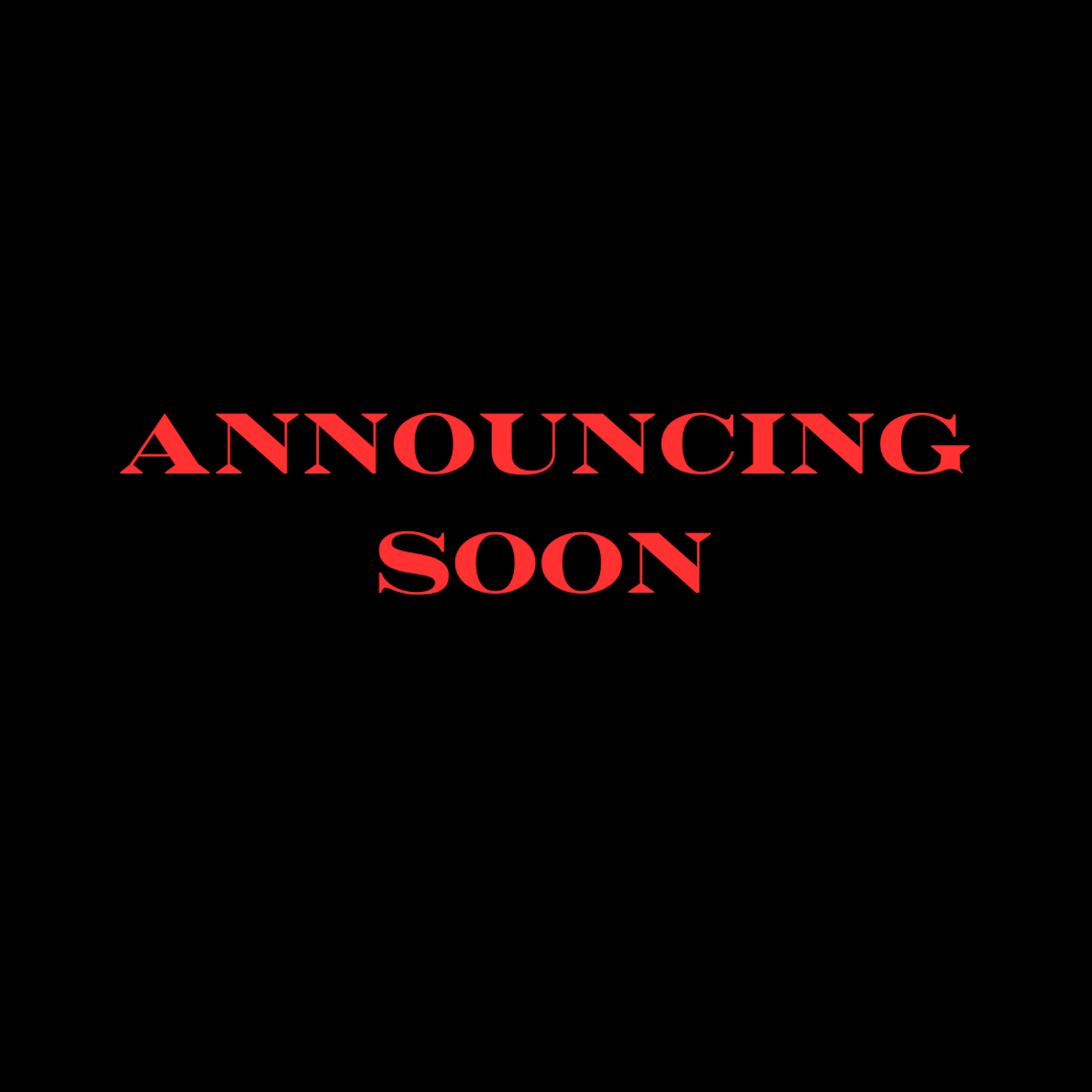 Announcing Soon