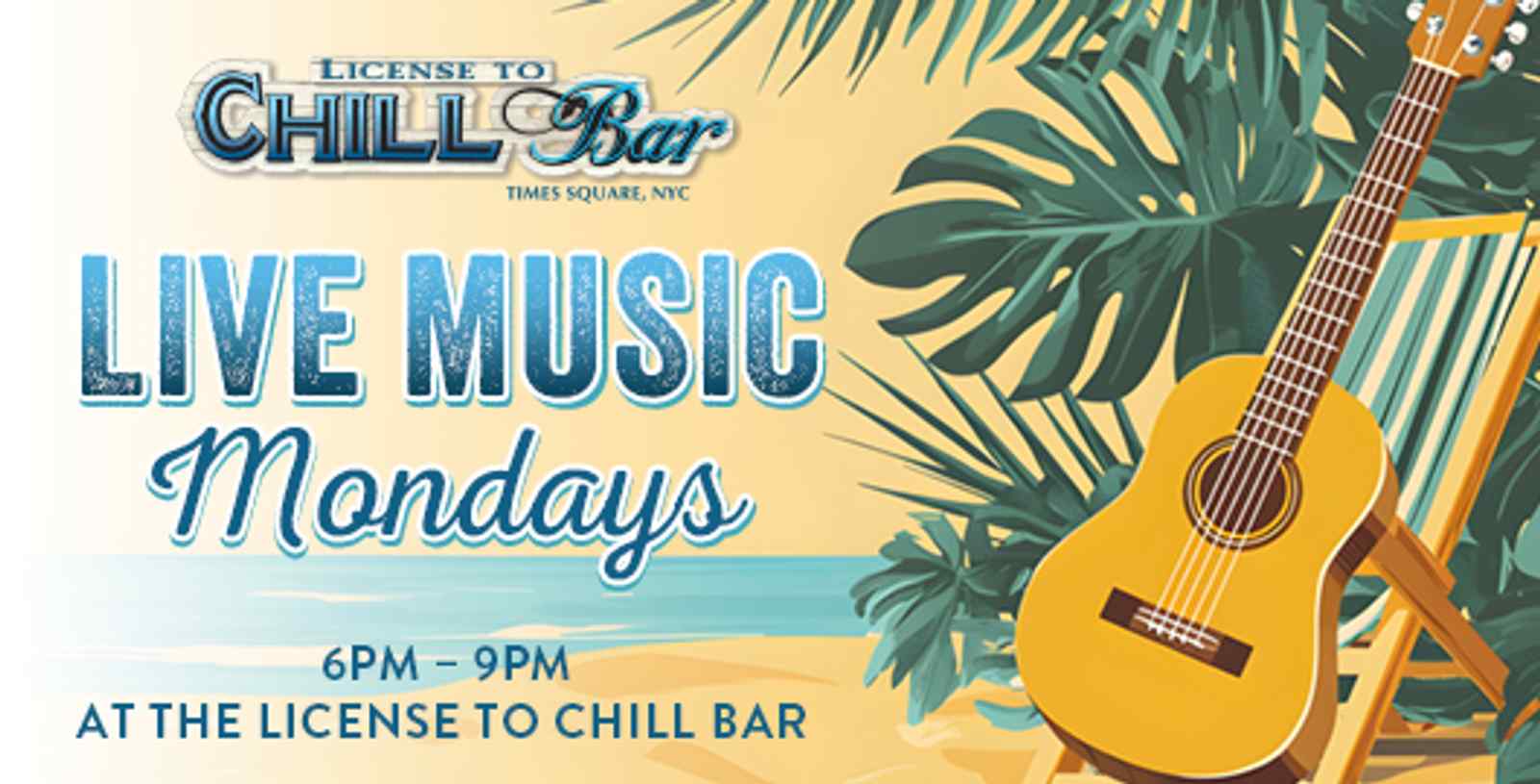 6:00-9:00 PM: Live Music Monday