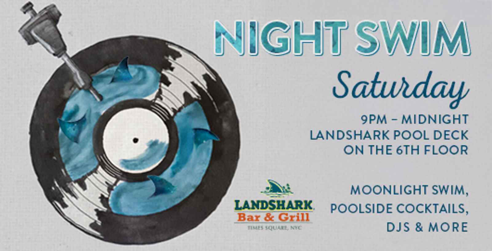 9:00pm - 12:00am: Night Swim Saturday