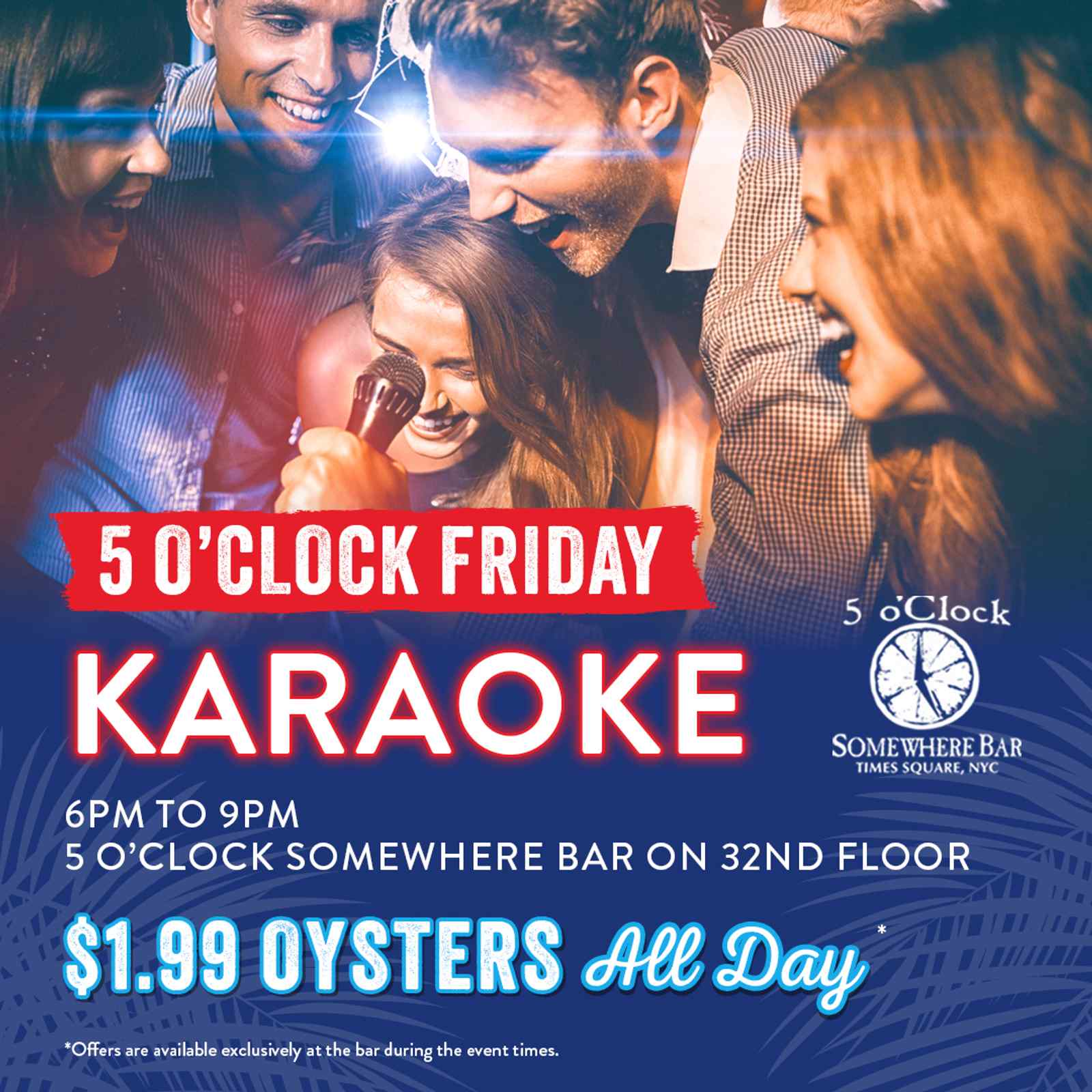 6:00-9:00 PM: Karaoke