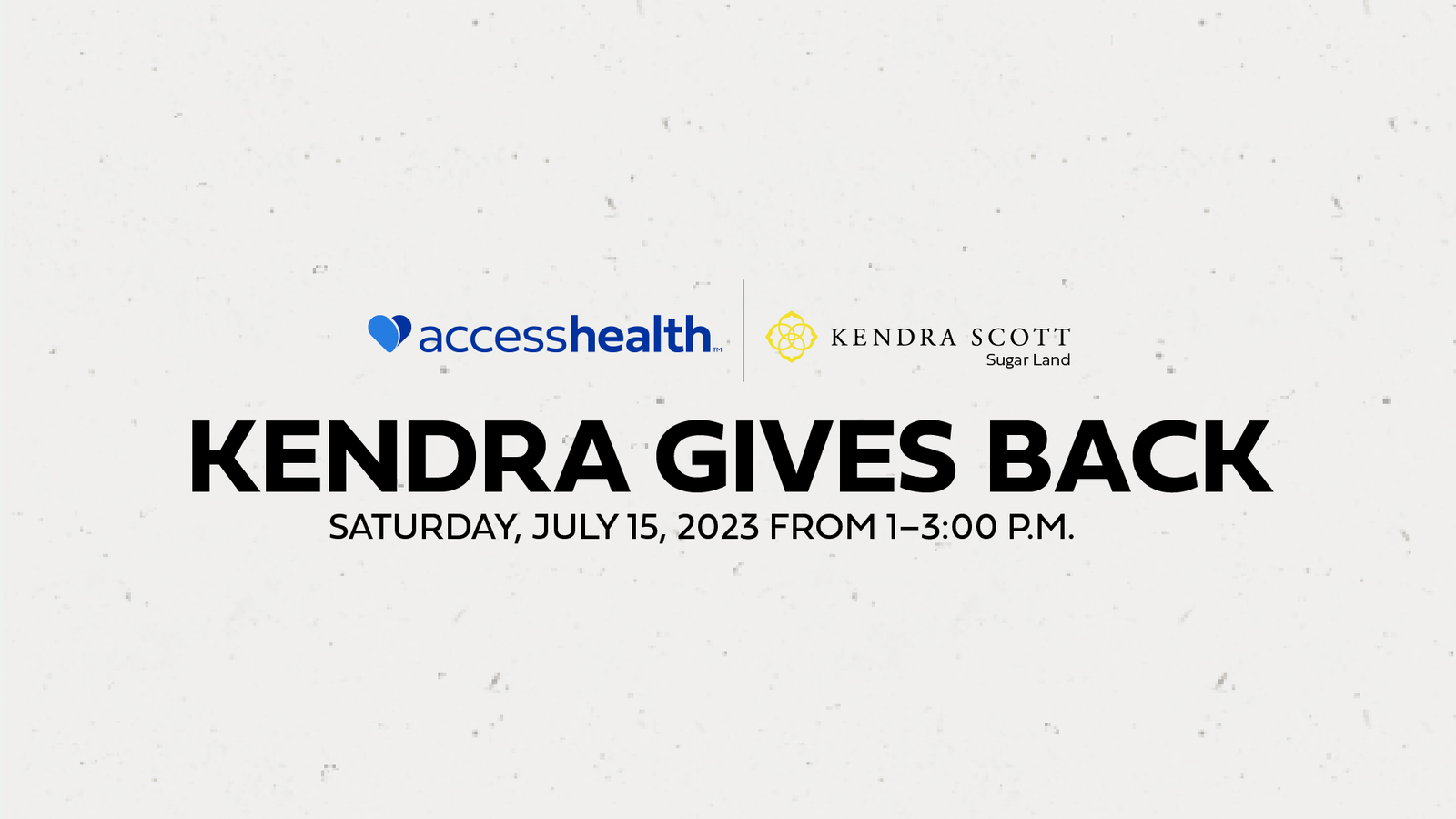 Kendra Gives Back to AccessHealth
