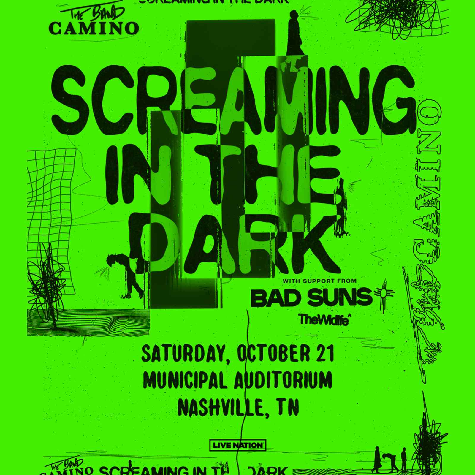 The Band CAMINO - Screaming In The Dark Tour