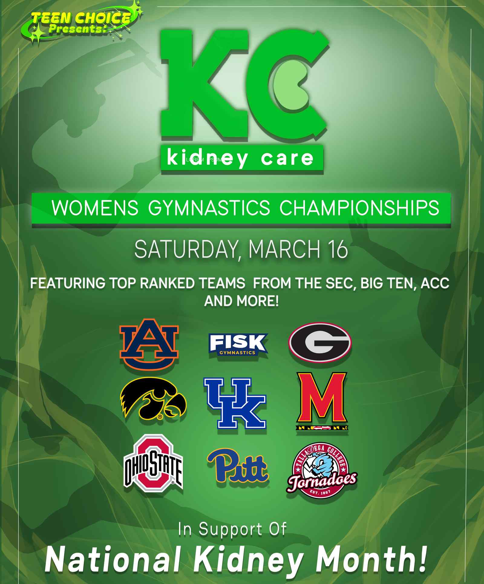 Kidney Care Women's Gymnastics Championships - Session II