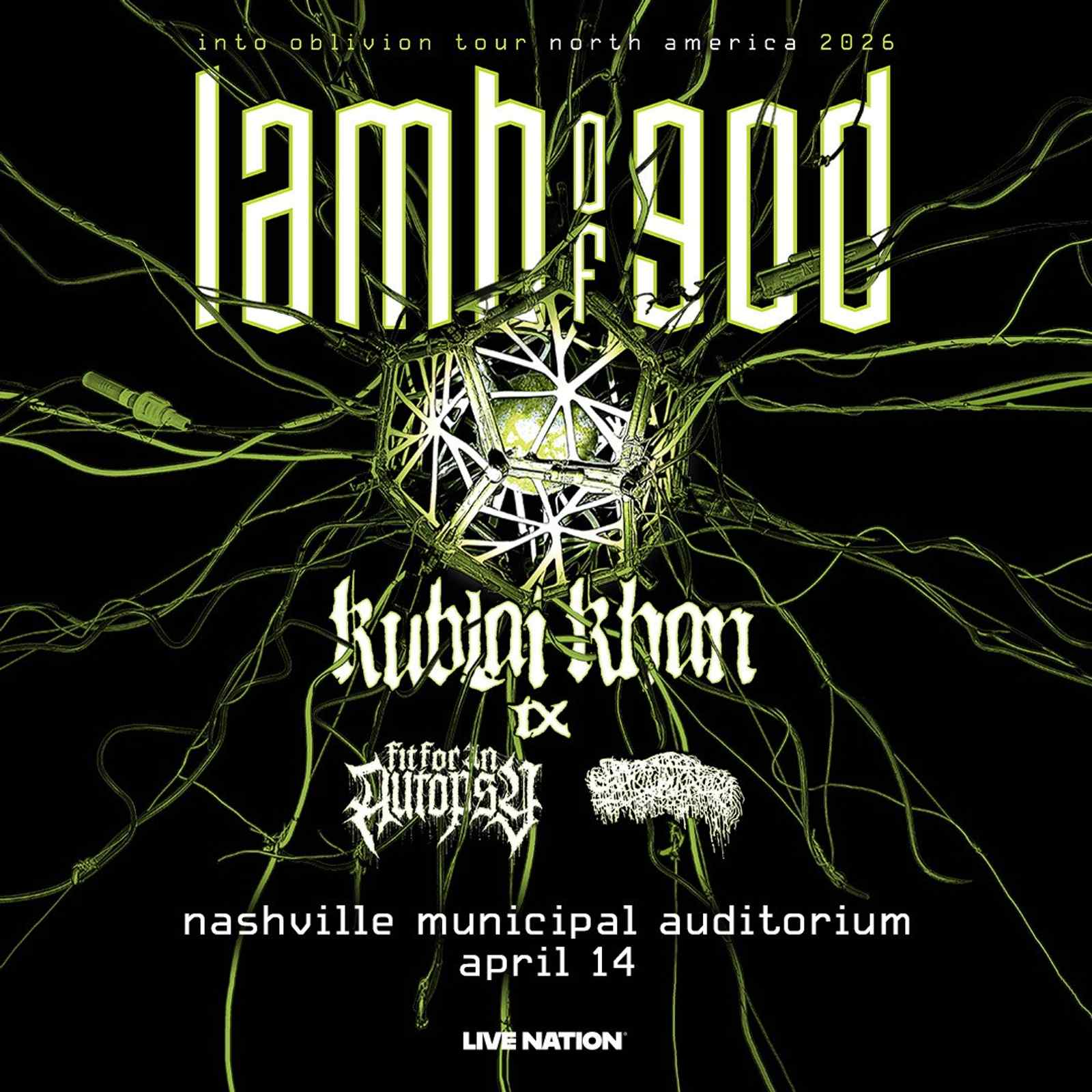 Lamb of God - Into Oblivion Tour