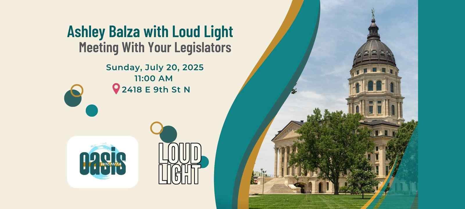 Ashley Balza with Loud Light: Meeting With Your Legislators